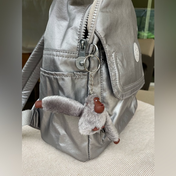 Kipling Silver Backpack - Picture 9 of 13